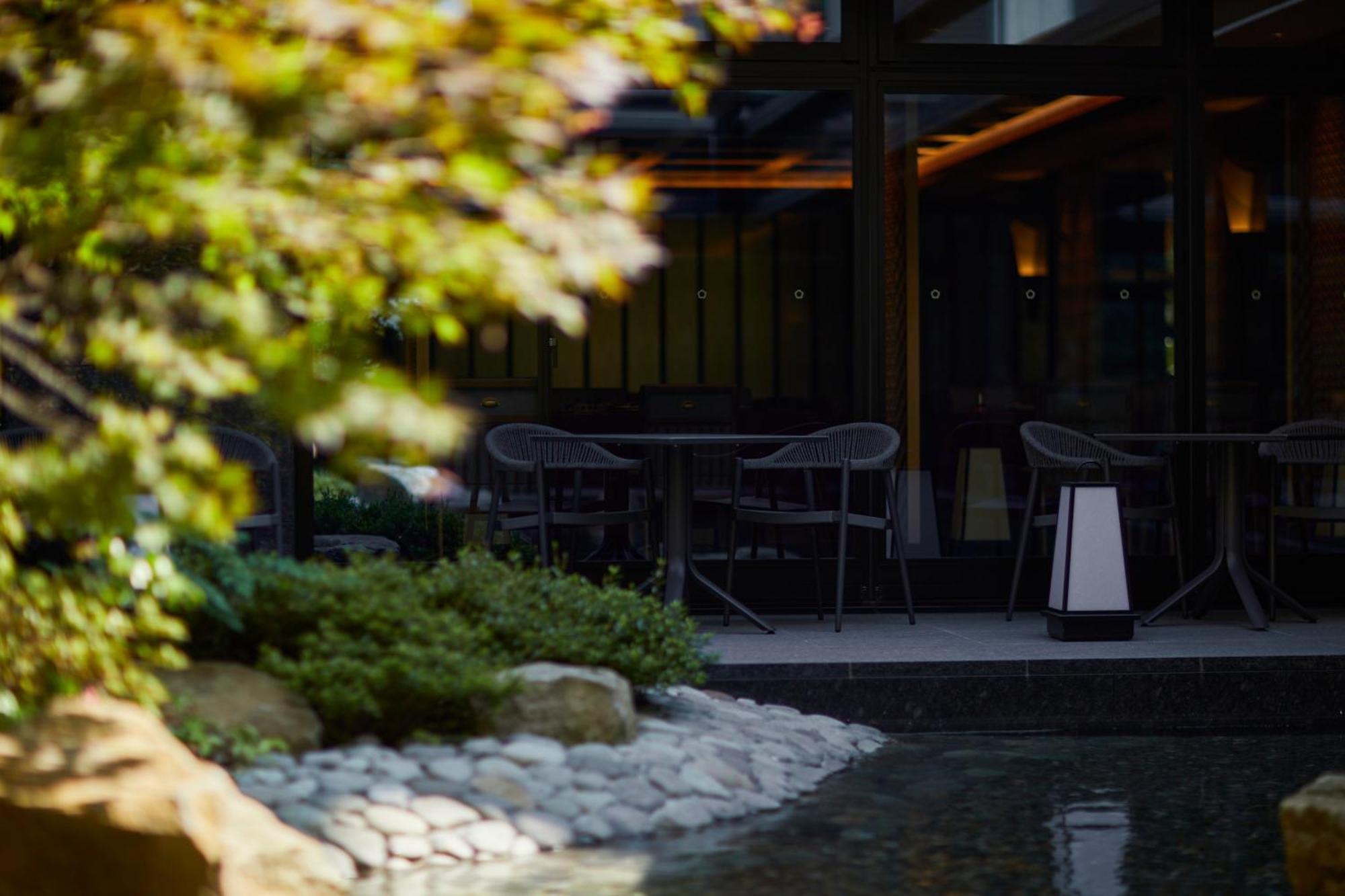 The Hotel Sanraku Kanazawa 21Th December 2022 Open Exterior foto The restaurant's garden