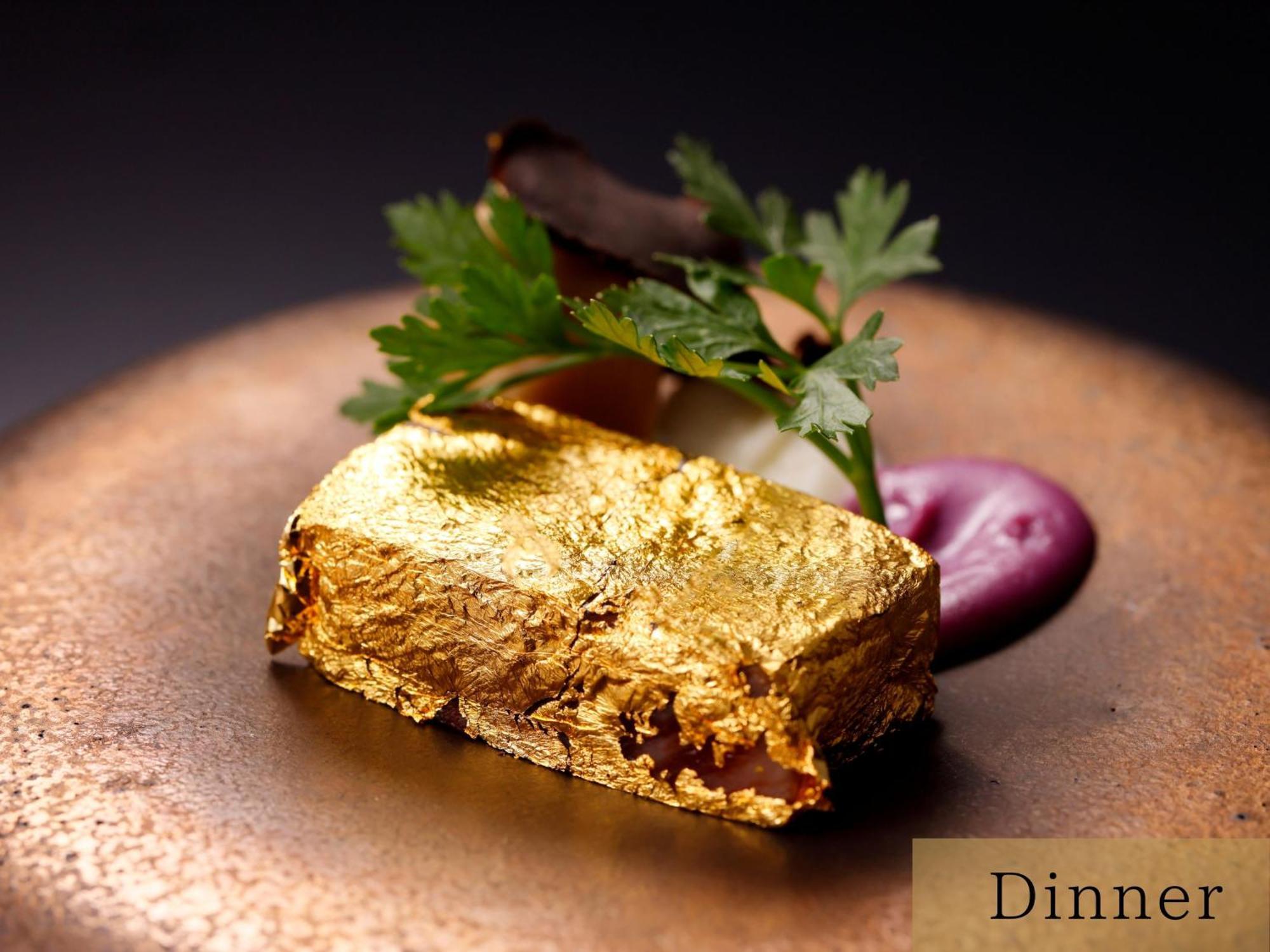 The Hotel Sanraku Kanazawa 21Th December 2022 Open Exterior foto Gold-plated foie gras